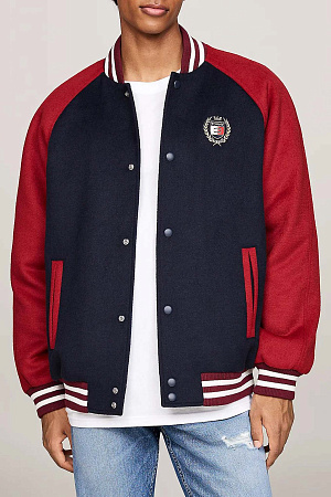 Куртка мужская TOMMY JEANS TJM WOOL BLEND CREST BOMBER DM0DM19631 