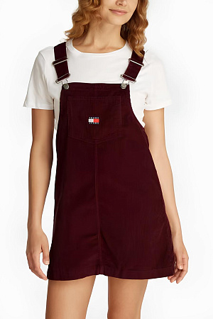 Платье женское TOMMY JEANS TJW FINE CORD PINAFORE DRESS DW0DW19750 