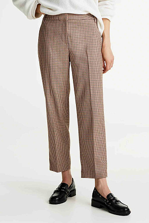 Брюки женские TOMMY HILFIGER CORE CHECK SLIM STRAIGHT PANT WW0WW42965 