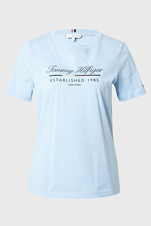 Футболка женская TOMMY HILFIGER REG SCRIPT GRAPHIC C-NK SS WW0WW43502 