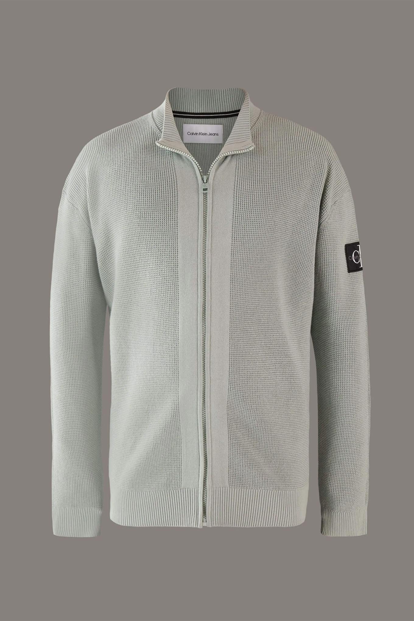 Calvin klein sweater jacket discount