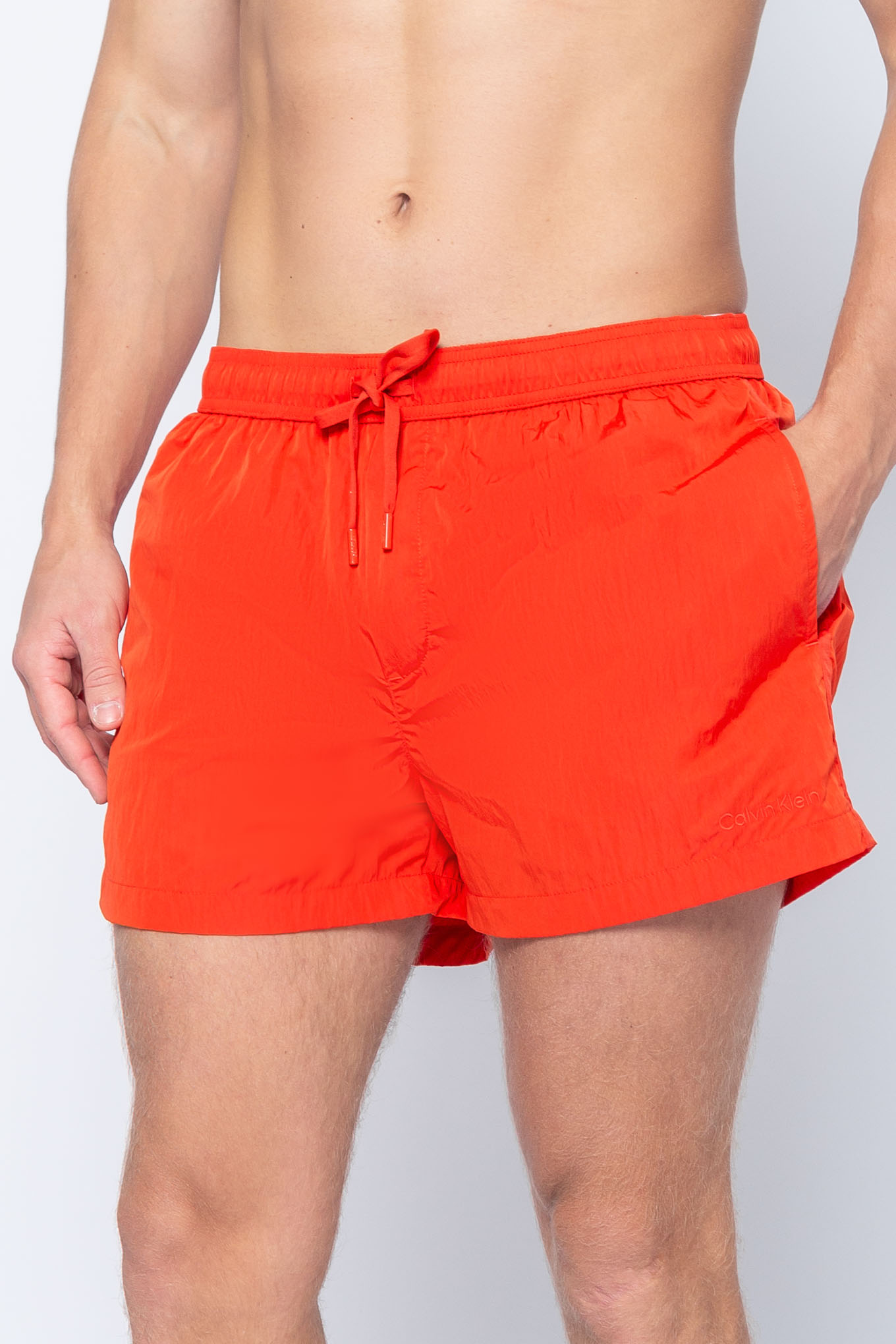 Calvin klein short drawstring discount