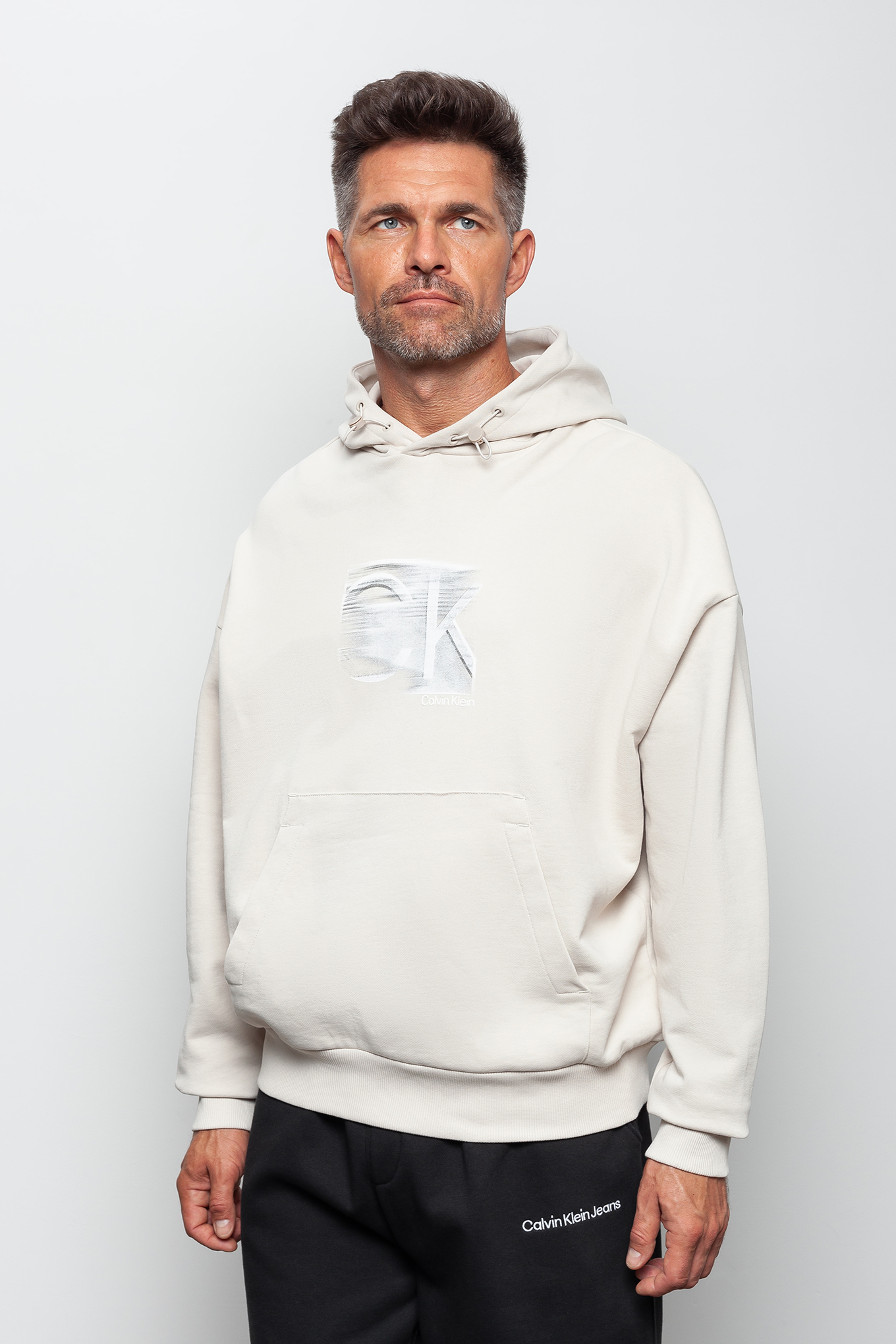 Calvin klein shop jeans white hoodie