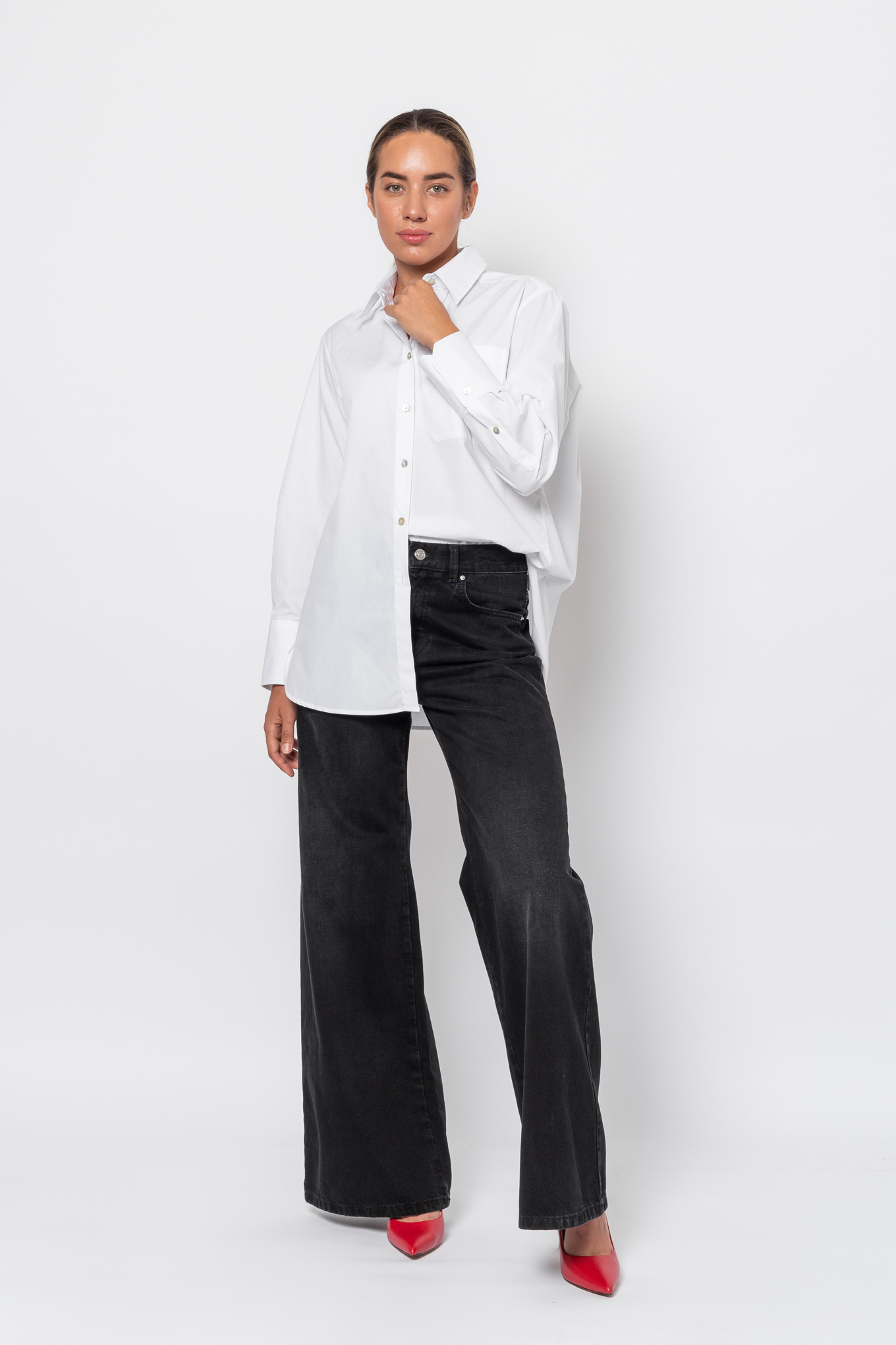MARELLA WLEG DENIM TROUSER 2423186034