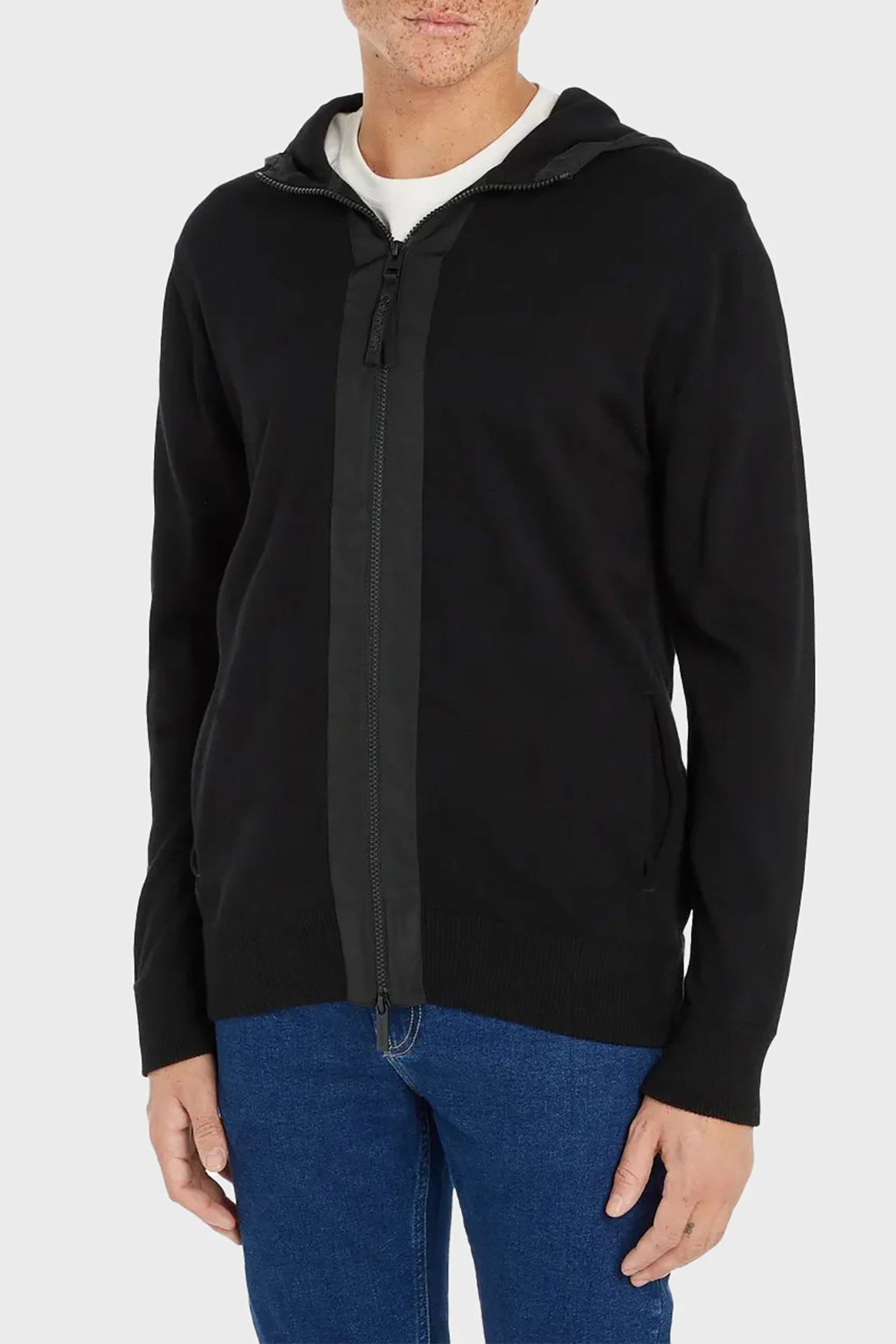 Calvin klein mixed media jacket discount