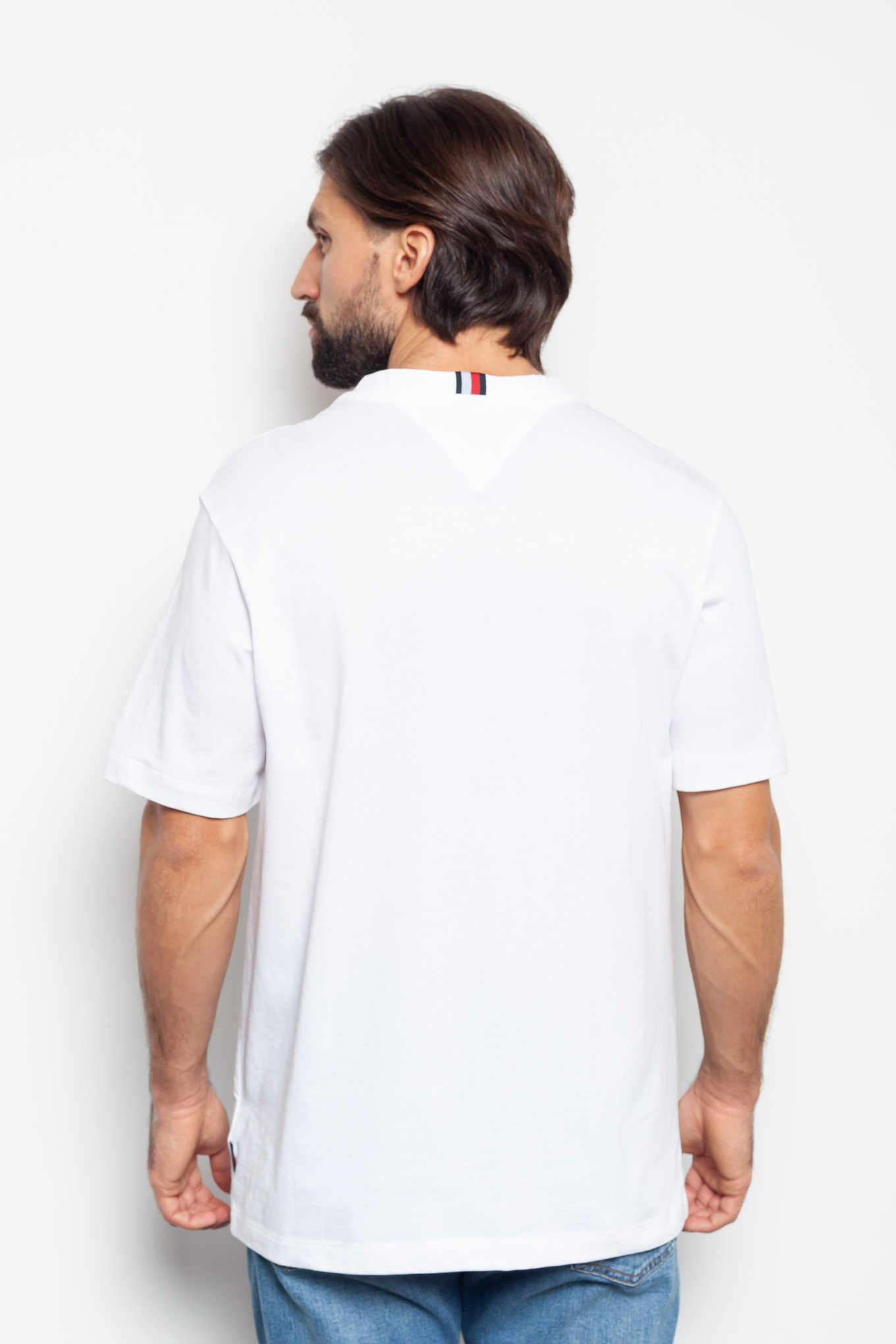 Tommy stripe deals tee