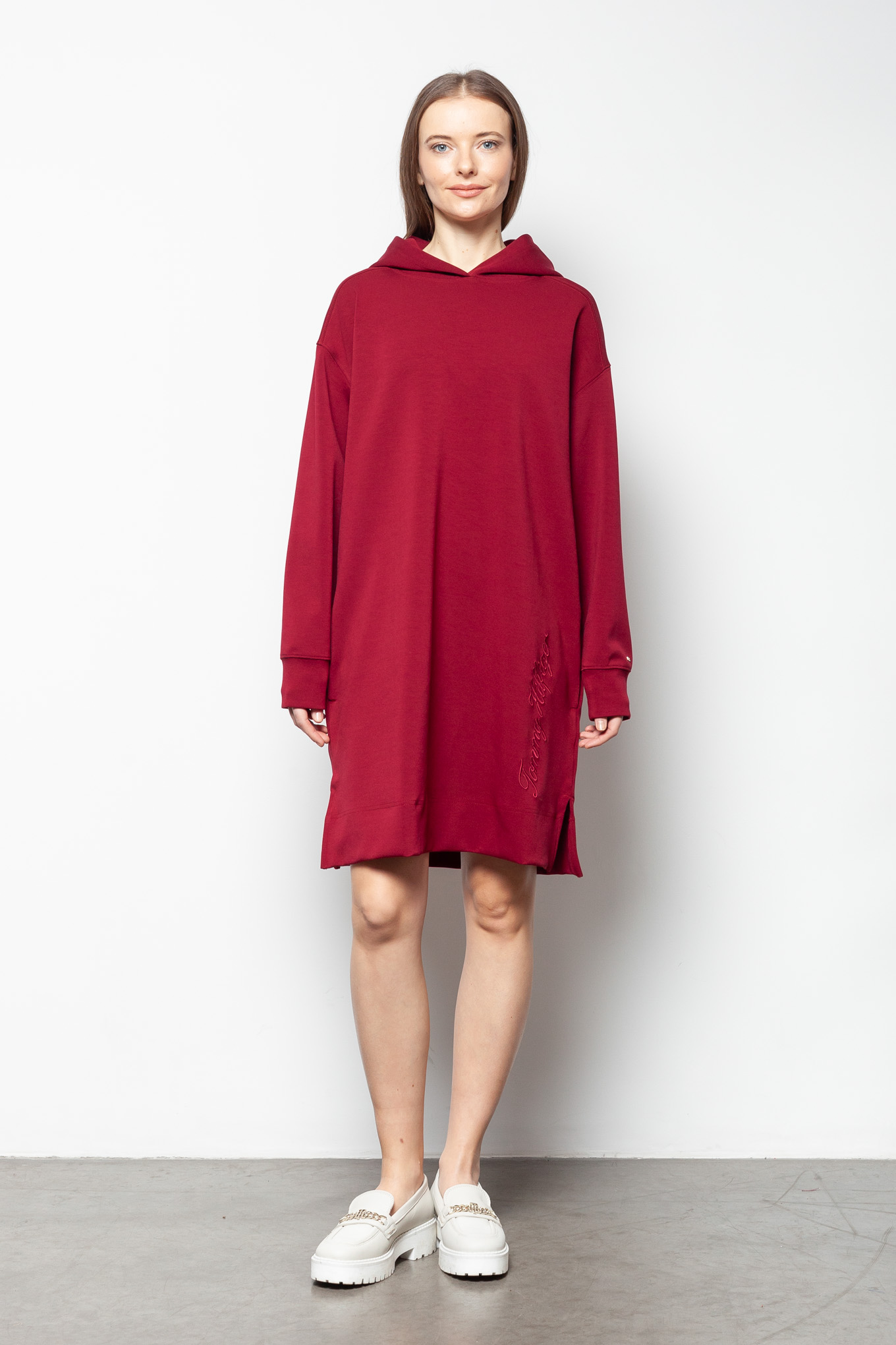 Tommy hilfiger deals hooded sweatshirt dress