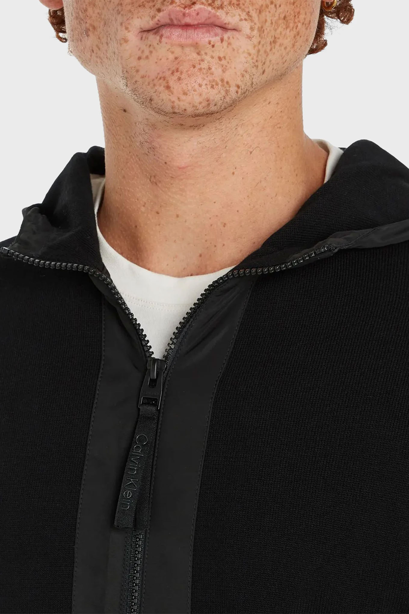 Calvin klein mixed media jacket discount