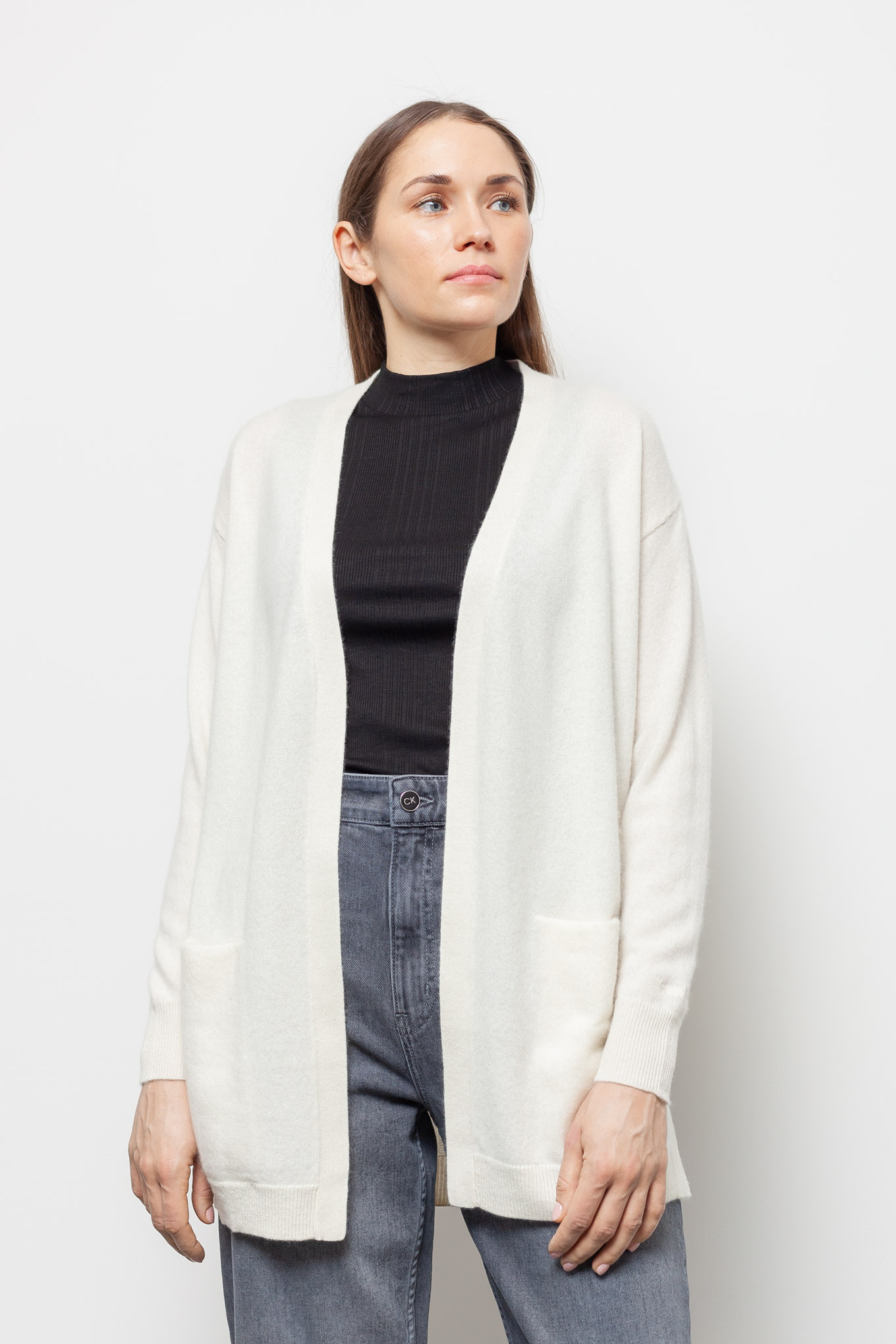 CALVIN KLEIN CASHMERE OPEN CARDIGAN K20K203699 Calvin Klein