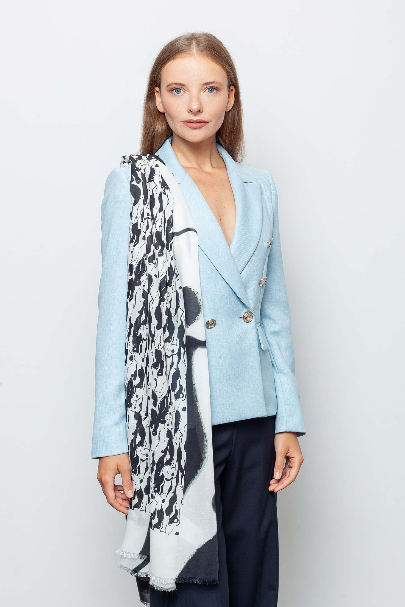 MARELLA BENGASI STOLE SQUARE SCARF 2365461335
