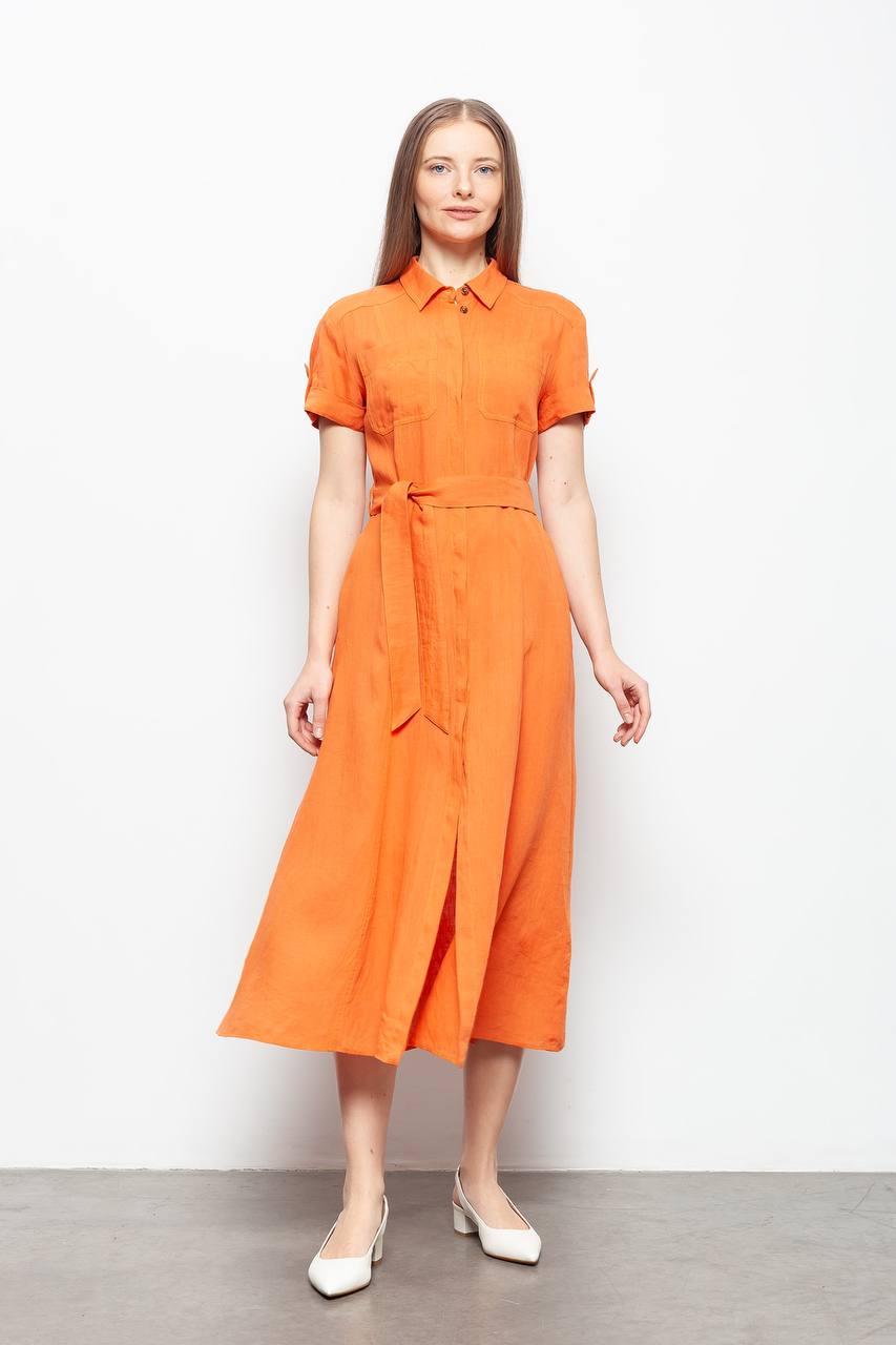Платье женское MARELLA BANCA 23322103342 оранжевое