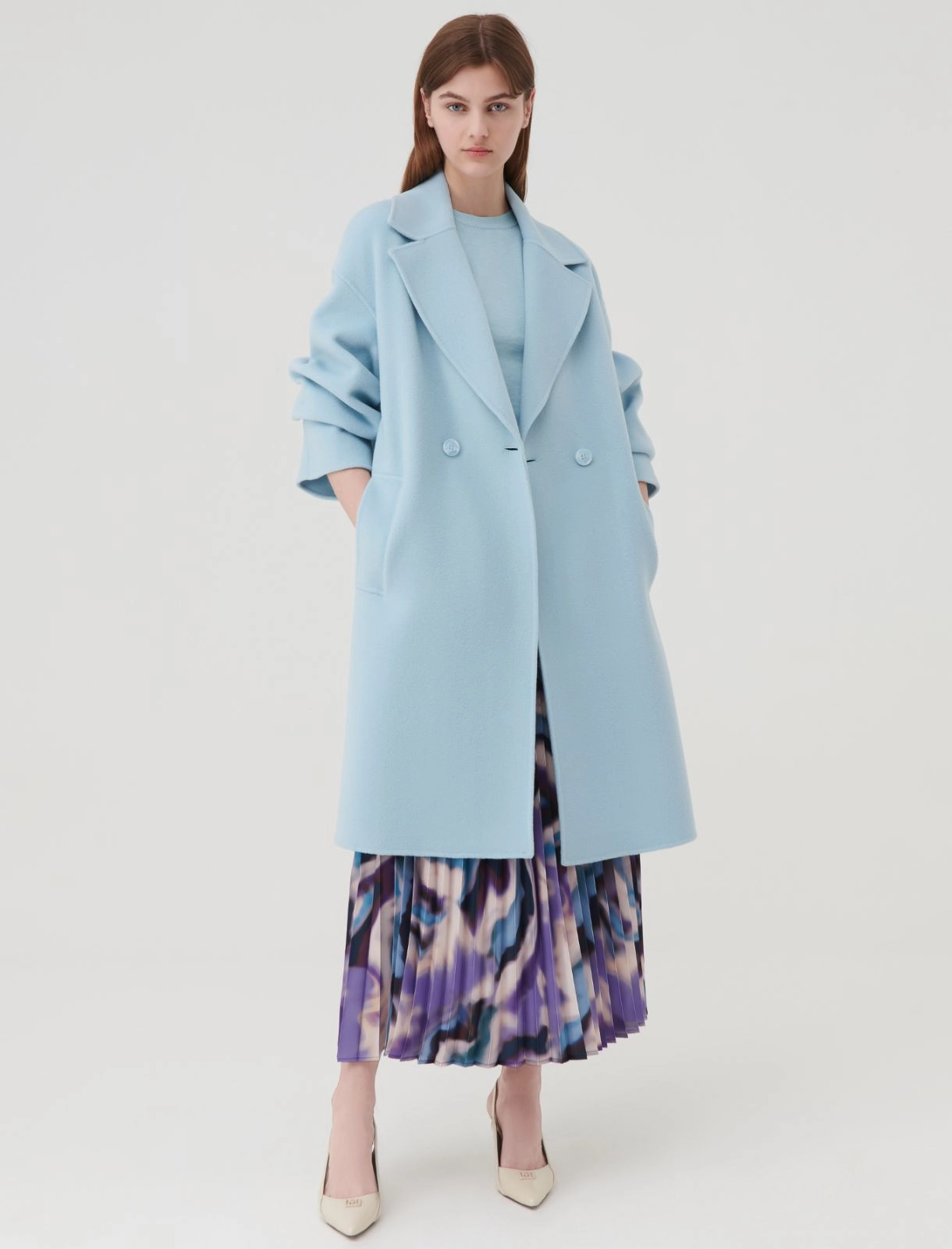 как стилизовать пальто