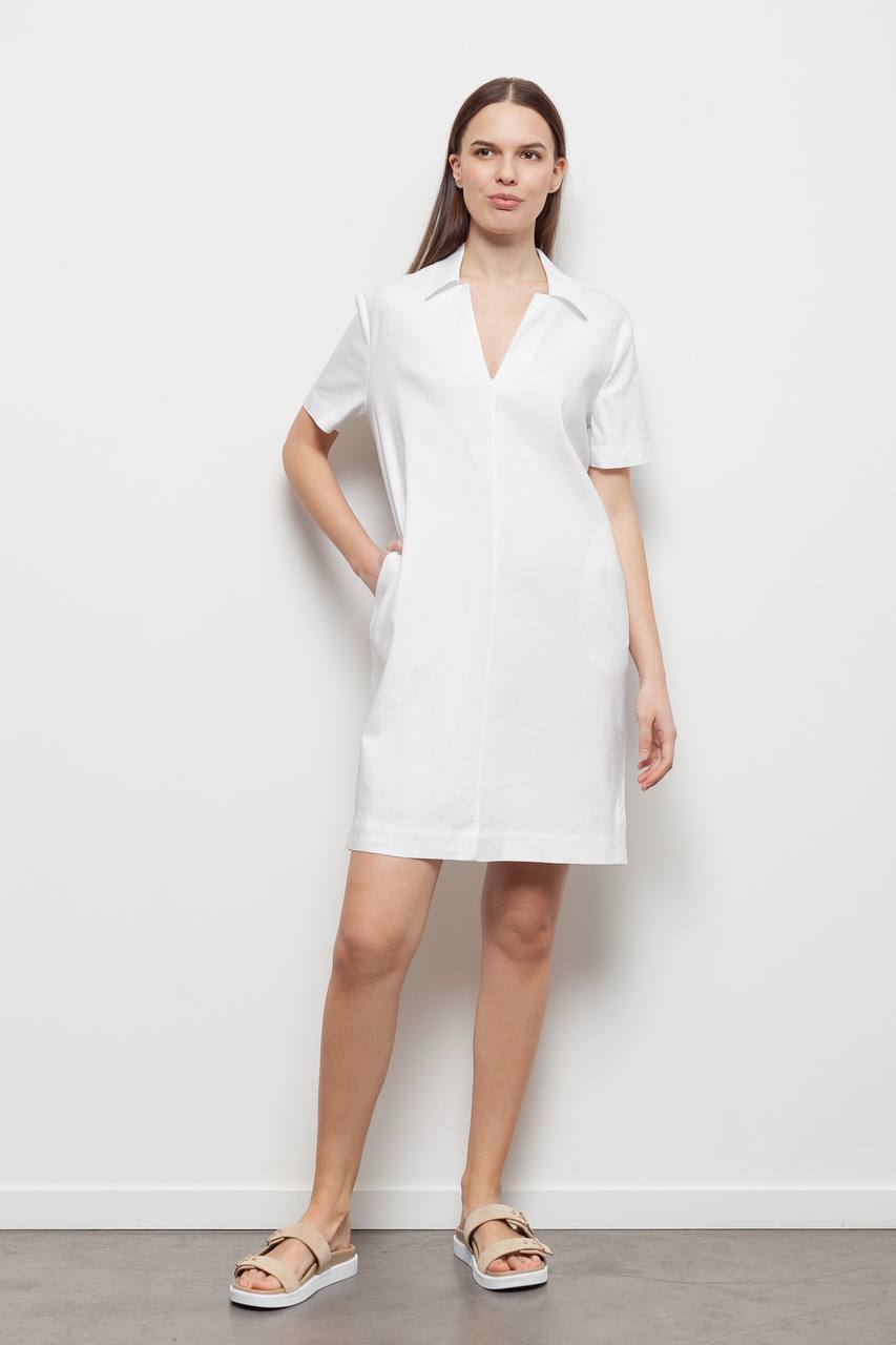 Платье женское CALVIN KLEIN LINEN OPEN NECK SHORT DRESS K20K203838