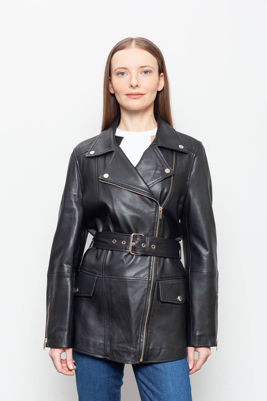 Кожаная куртка Marella Ciriaco