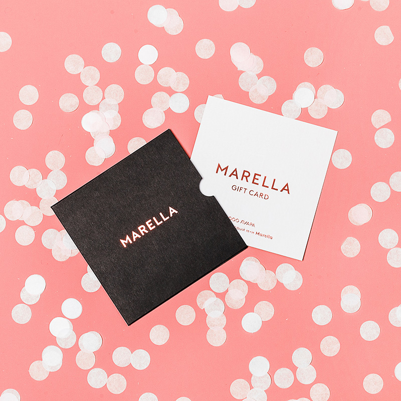 подарочный сертификат marella