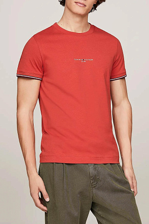 Футболка мужская TOMMY HILFIGER TOMMY LOGO TIPPED TEE MW0MW32584 