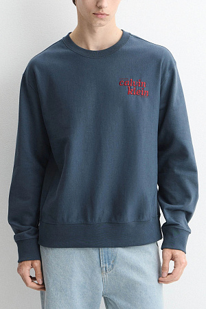 Толстовка мужская CALVIN KLEIN LS PREMIUM TERRY GRPH CREWNECK LV04RG265G 