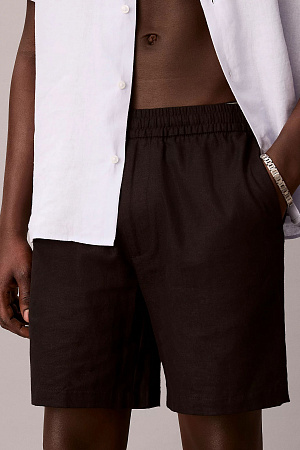 Шорты мужские "STRAIGHT CALVIN KLEIN LINEN 7"" PULL ON SHORT" LV04LF620G 