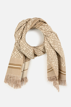 Шарф женский TOMMY HILFIGER TH MONOPLAY JACQUARD SCARF AW0AW16856 