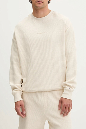 Толстовка мужская TOMMY JEANS TJM RLX WAFFLE SCRIPT CREW DM0DM21622 