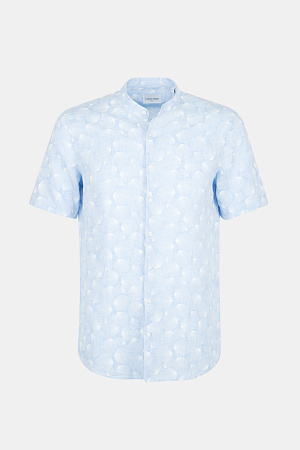 Рубашка мужская CALVIN KLEIN LINEN PRINT S/S SLIM SHIRT K10K107238 