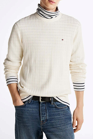 Свитер мужской TOMMY HILFIGER HERRINGBONE STRUCTURE C NK MW0MW37400 