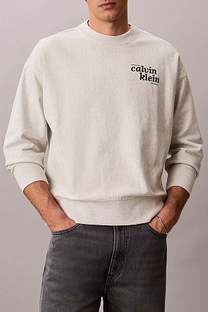 Толстовка мужская CALVIN KLEIN LS PREMIUM TERRY GRPH CREWNECK LV04RG265G 