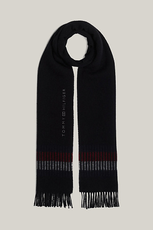 Шарф мужской TOMMY HILFIGER TH CORPORATE WOOL SCARF AM0AM12832 