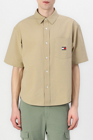 Рубашка мужская TOMMY JEANS TJM EASY POPLIN SS OVERSHIRT DM0DM18885 