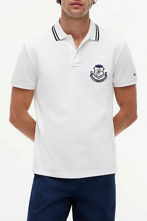Футболка поло мужская TOMMY HILFIGER PIQUE BADGE REG POLO MW0MW43061 