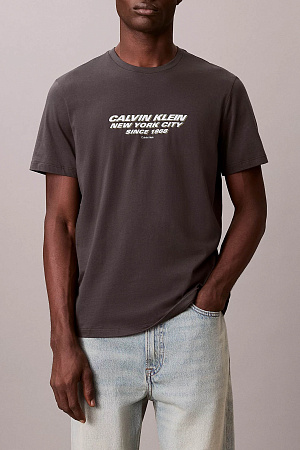 Футболка мужская CALVIN KLEIN SS 30S WHSL SP CKNYC GRAPHIC TEE LV04RE834G 