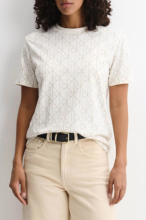 Футболка женская CALVIN KLEIN SS CLASSIC SEASONAL AOP TEE LV047G811G 