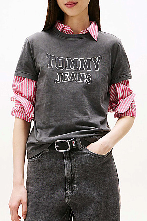 Футболка женская TOMMY JEANS TJW REG VARSITY TEE EXT DW0DW21966 