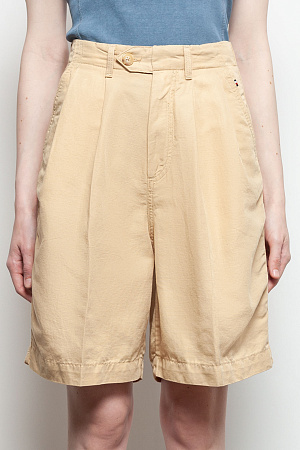 Шорты женские TOMMY HILFIGER COTTON LINEN BERMUDA SHORT WW0WW41771 