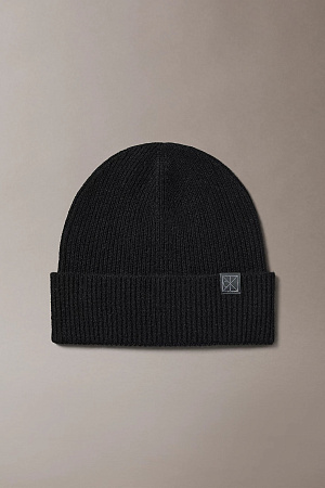 Шапка CALVIN KLEIN EMBLEM CASHMERE BEANIE LV04D8013G 