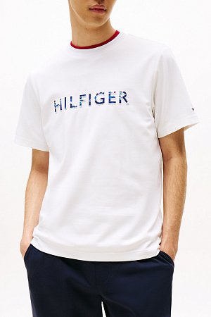 Футболка мужская TOMMY HILFIGER HILFIGER EMBOSSED LOGO TEE MW0MW39624 