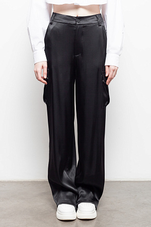 Брюки женские CALVIN KLEIN SATIN CARGO PANT J20J222669 