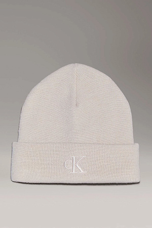 Шапка женская CALVIN KLEIN MONOGRAM EMBRO BEANIE K60K612319 