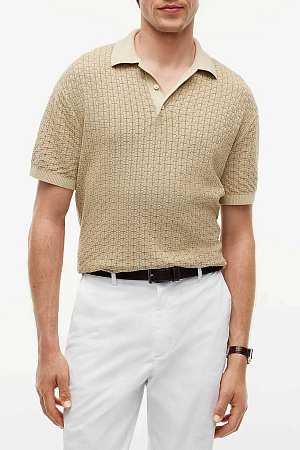 Джемпер мужской TOMMY HILFIGER GMD STRUCTURE SS POLO MW0MW43246 