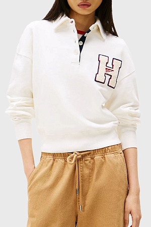 Толстовка женская TOMMY JEANS TJW H GRAPHIC HWK POLO DW0DW20537 