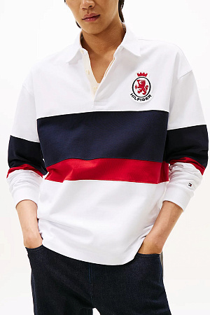 Толстовка мужская TOMMY HILFIGER RWB CREST RUGBY MW0MW40869 