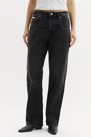 Джинсы женские CALVIN KLEIN SIGNATURE 90S STRAIGHT CK SANDED LV047E905G 