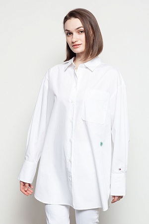Рубашка женская TOMMY HILFIGER ESSENTIAL COTTON LOOSE FIT SHIRT WW0WW43346 