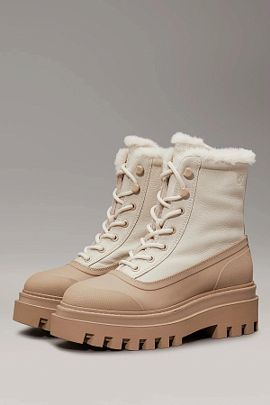 Женские ботинки CALVIN KLEIN FLATFORM LACE UP BOOT PADDED YW0YW01557 