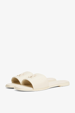 Женские сандалии TOMMY HILFIGER TH LOGO HARDWARE LEATHER MULE FW0FW08806 