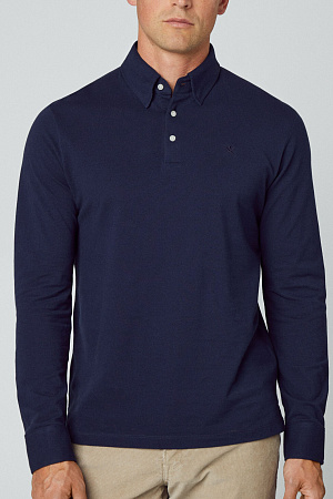 Футболка поло мужская HACKETT LONDON BTNDOWN POLO LS HM550943 