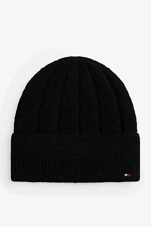 Шапка женская TOMMY HILFIGER TH FLAG FLUFFY BEANIE AW0AW17779 