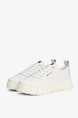 Женские кеды TOMMY JEANS TJW VULC FLATFORM LEATHER EN0EN03008 