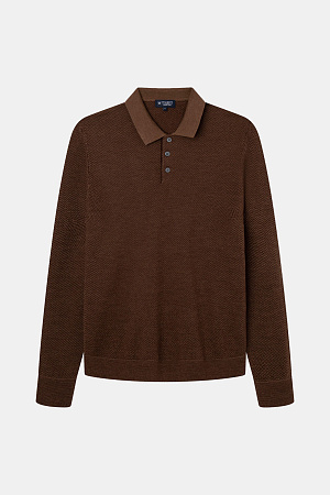 Свитер мужской HACKETT LONDON HERRINGBONE JACQ POLO HM703010 