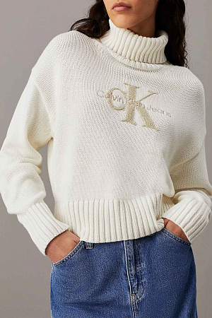 Свитер женский CALVIN KLEIN CHENILLE MONOLOGO SWEATER J20J224229 